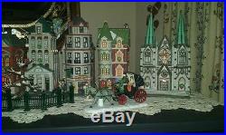 1987-92 Lot of 18 Dept 56 Christmas in the City Buildings & Accessories DICKENS