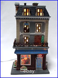 2002 Dept. 56 Christmas In The City Series Chez Monet 58938 Boxed