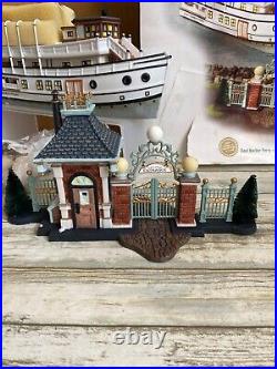 2003 Dept 56 East Harbor Ferry Set of 3 Christmas in the City in Box #59213