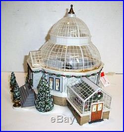 2004 Dept 56 Crystal Gardens Conservatory/christmas In The City Series # 56-5921