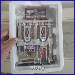 2004 Dept 56 Boston Red Sox MLB Souvenir Shop Christmas In The City NIB