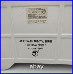 2007 Department 56 Christmas in the City Series American Diner No Box