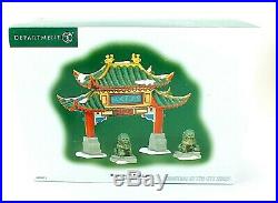 2008 Department 56 CHRISTMAS IN THE CITY SERIES WELCOME TO CHINATOWN #807253