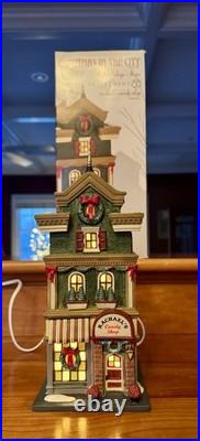 2012 Department 56 Christmas In The City 4025244 RACHAEL's CANDY SHOP Unused