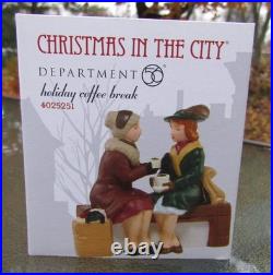 2012 Departrment 56 Christmas In The City #4025251 HOLIDAY COFFEE BREAK Unused