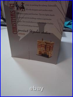 2014 Department 56 Christmas in the City Precinct 56 Police Station 4036490 Rare