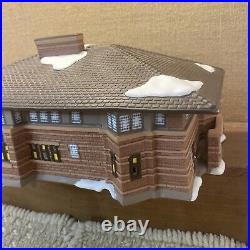 2017 Dept 56 Frank Lloyd Wright Christmas in the City Heurtley House Vintage Mcm