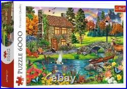 6000 pieces Jigsaw Puzzle House in the Mountains Perfect Christmas Gift -NEW