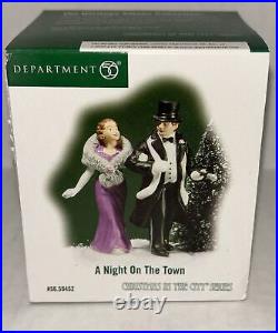 A Night On The Town Dept 56 Christmas In The City Accessory #59452 Mint