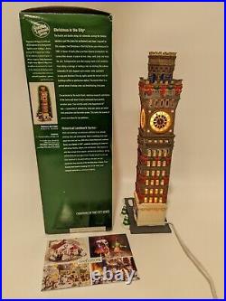 Baltimore Arts Tower Dept 56 Christmas in the City 59246 Box Complete Works