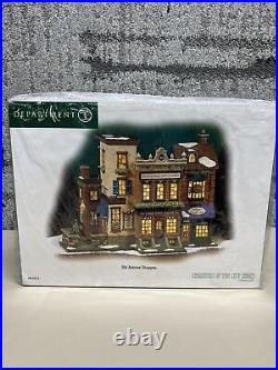 Brand New Sealed! Department 56 Christmas in the City 5th AVENUE SHOPPES