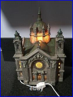 CATHEDRAL OF ST PAUL Patina Dome Edition Dept. 56 Christmas City in the city