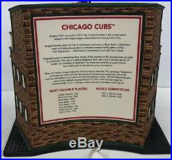 Chicago Cubs Wrigley Field Lighted Stadium Display Dept 56 Accents #56.58102