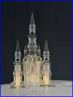 Christian Lacroix Christmas 18'' LED Illuminated Cathedral Acrylic NEW