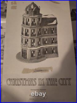 Christmas In The City Dept 56 Cafe The Tower Restaurant Christmas In The City Dept 56 Cafe The Tower Restaurant