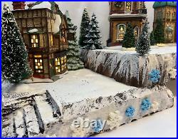 Christmas Village Display Platform For Lemax & Dept 56 Dickens-xmas In The City