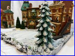 Christmas Village Display Platform For Lemax & Dept 56 Dickens-xmas In The City