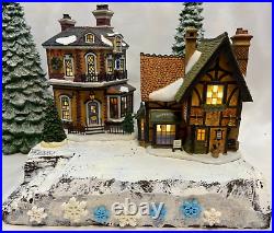 Christmas Village Display Platform For Lemax & Dept 56 Dickens-xmas In The City