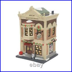 Christmas in The City Nelson Bros. Sporting Lit Building, 8 Inch, Multicolor