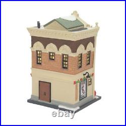 Christmas in The City Nelson Bros. Sporting Lit Building, 8 Inch, Multicolor