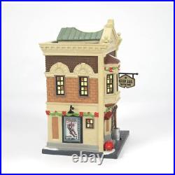 Christmas in The City Nelson Bros. Sporting Lit Building, 8 Inch, Multicolor