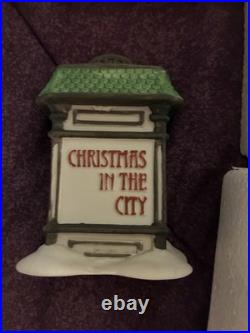Christmas in the City, Accessories 16pcs Never Displayed, Never Out Of Box