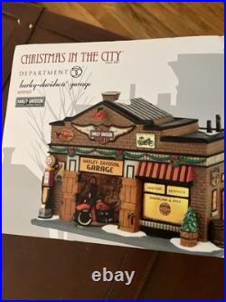 Christmas in the City Series Harley-Davidson Garage Introduced 2013 Retired 2014
