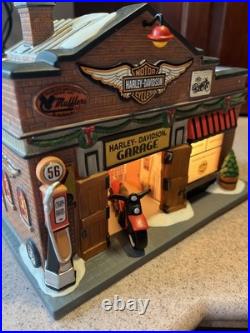 Christmas in the City Series Harley-Davidson Garage Introduced 2013 Retired 2014