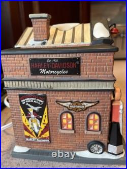 Christmas in the City Series Harley-Davidson Garage Introduced 2013 Retired 2014