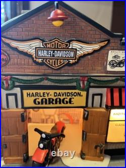Christmas in the City Series Harley-Davidson Garage Introduced 2013 Retired 2014