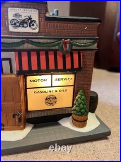 Christmas in the City Series Harley-Davidson Garage Introduced 2013 Retired 2014