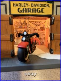 Christmas in the City Series Harley-Davidson Garage Introduced 2013 Retired 2014