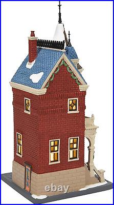 Christmas in the City Village 4656 Brentwood Lit Building, 9.13 Inch, Multicolor