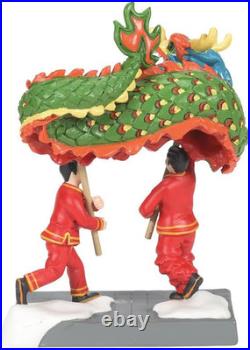 Christmas in the City Village Accessories Chinese Dragon Dance Figurine- Hand C Christmas in the City Village Accessories Chinese Dragon Dance Figurine- Hand C