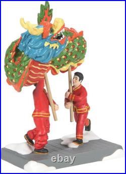 Christmas in the City Village Accessories Chinese Dragon Dance Figurine- Hand C Christmas in the City Village Accessories Chinese Dragon Dance Figurine- Hand C