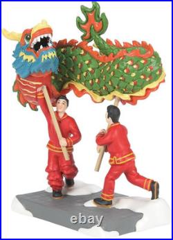 Christmas in the City Village Accessories Chinese Dragon Dance Figurine- Hand C Christmas in the City Village Accessories Chinese Dragon Dance Figurine- Hand C