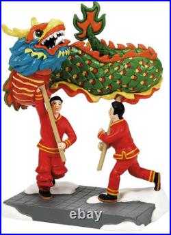 Christmas in the City Village Accessories Chinese Dragon Dance Figurine- Hand C Christmas in the City Village Accessories Chinese Dragon Dance Figurine- Hand C