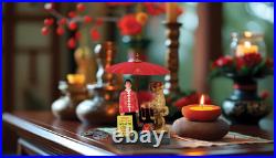 Christmas in the City Village Accessories Luck Necklaces Are the Goat Figurine