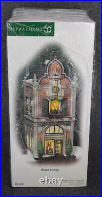 Circa 2004 Department 56 Christmas In The City Series Milano Of Italy Nrfb