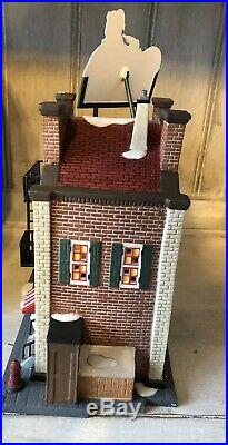 Coca-cola Department 56 Soda Fountain Christmas In The City Series 59221 As Is