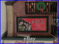 Coca-cola (department 56) Soda Fountain Christmas In The City Series #59221
