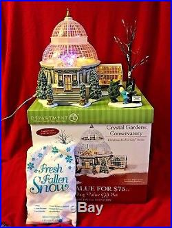 Crystal Gardens Conservatory Dept 56 Christmas in the City 59219 retired CIC