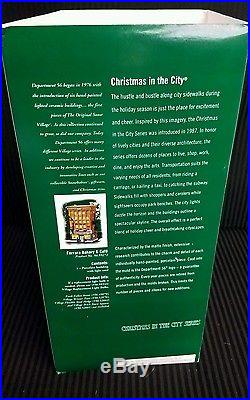 Department 56 Christmas In The City Lighted House Ferrara Bakery & Cafe #59272