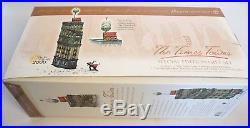 DEPARTMENT 56 CHRISTMAS IN THE CITY NEW YORK TIMES TOWER PLATFORM With BOX 1999
