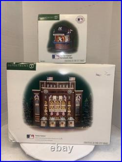 DEPARTMENT 56 CHRISTMAS IN THE CITY YANKEE STADIUM WithNYY REFRESHMENT
