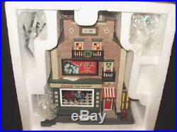 Department 56 Coca Cola Soda Fountain Christmas In City Series Very Good Cond