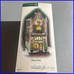 DEPARTMENT 56 Christmas in the City Milano Of Italy # 59238 Retired