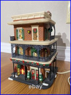 DEPARTMENT 56 Jambalaya Cafe Christmas in the City WORKS broken fence Jazz DEPARTMENT 56 Jambalaya Cafe Christmas in the City WORKS broken fence Jazz