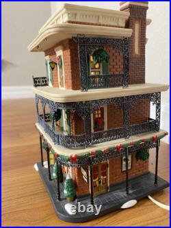 DEPARTMENT 56 Jambalaya Cafe Christmas in the City WORKS broken fence Jazz DEPARTMENT 56 Jambalaya Cafe Christmas in the City WORKS broken fence Jazz