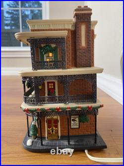 DEPARTMENT 56 Jambalaya Cafe Christmas in the City WORKS broken fence Jazz DEPARTMENT 56 Jambalaya Cafe Christmas in the City WORKS broken fence Jazz